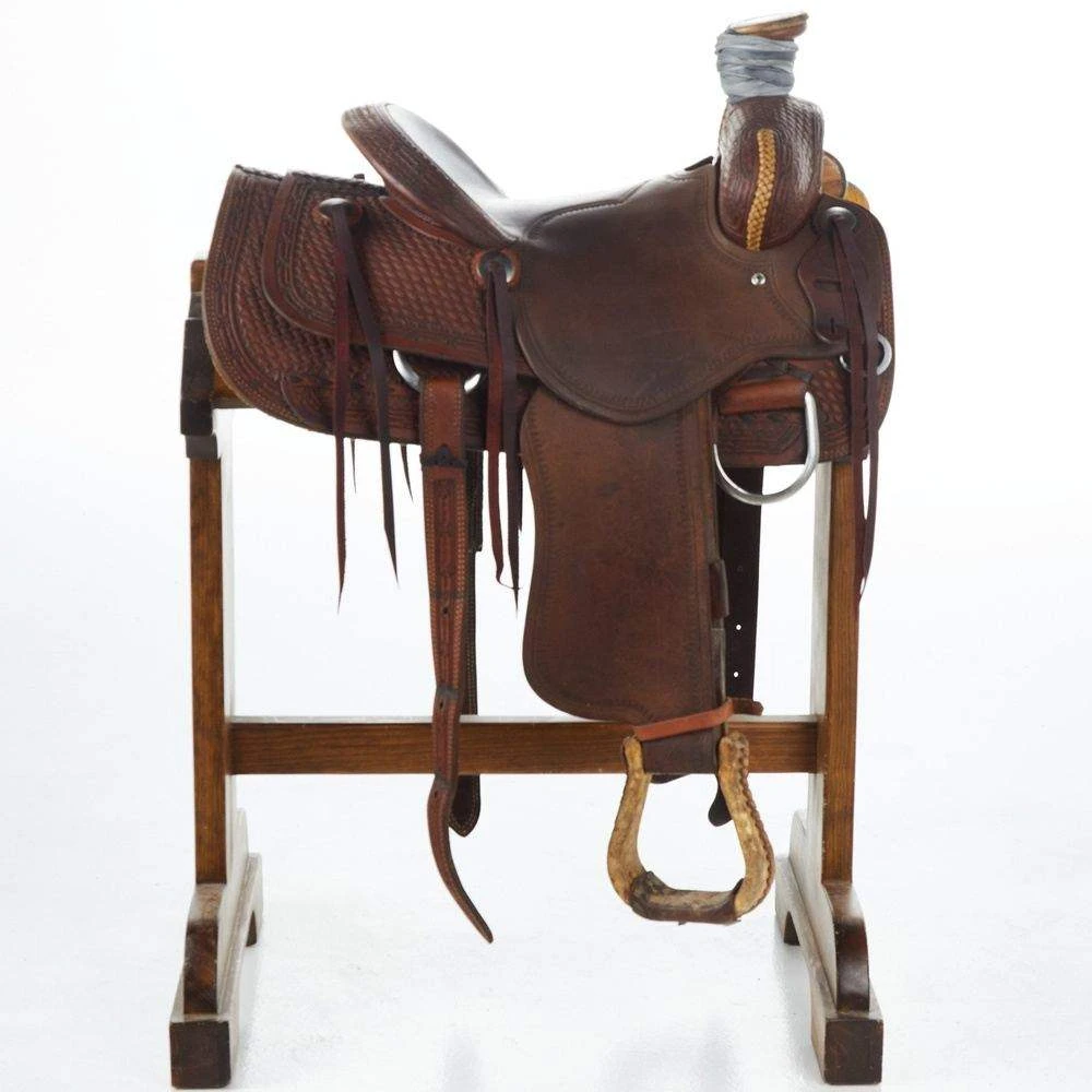 NRS Used 13.5in Teskeys Ranch Roper 2 NRS Used 13.5in Teskeys Ranch Roper - Image 2