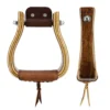 Don Orrell Stirrups 2 Inch Flat Bottom Walnut Stirrup