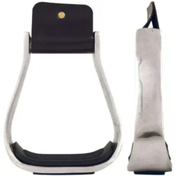 2 In Aluminum Rubber Tread Stirrup