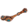 Rafter T Ranch Company Turquoise Sunflower Ladies Spur Straps