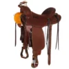 Martin Saddlery Chestnut Roughout Ranch Saddle