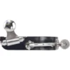 Partrade Trading Corporation Black And Silver Bumper Spurs With Rowels