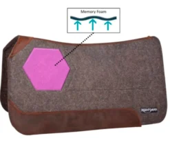 Reinsman Maximum Pressure Relief Therapeutic Felt Saddle Pad -Western Tack Sales Store 31100 2