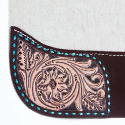 Reinsman 3/4 Inch Limited Edition Apex Arizona Turquoise Contour Felt Saddle Pad -Western Tack Sales Store 37030 LE4 03