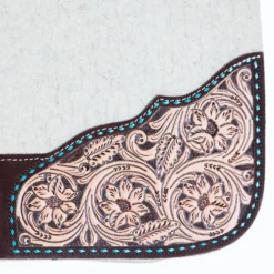 Reinsman 3/4 Inch Limited Edition Apex Arizona Turquoise Contour Felt Saddle Pad -Western Tack Sales Store 37030 LE4 04