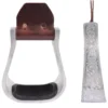 Martin Saddlery 2in Engraved Aluminum Stirrups