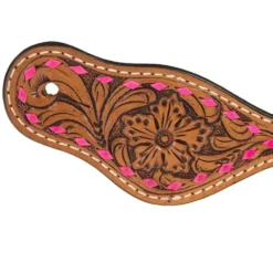 Rafter T Ranch Company Youth Floral Spur Strap With Buckstitching -Western Tack Sales Store KSS429 3