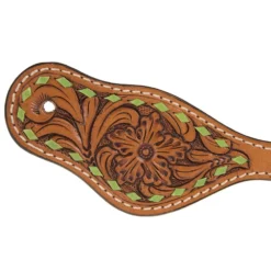 Rafter T Ranch Company Youth Floral Spur Strap With Buckstitching -Western Tack Sales Store KSS429 5