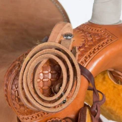 Martin Saddlery Martin Saddlery Rancher 1/2 Breed Waffle Stamped W/ San Carlos W/ Pencil Roll 7 Martin Saddlery Martin Saddlery Rancher 1/2 Breed Waffle Stamped W/ San Carlos W/ Pencil Roll -Western Tack Sales Store NRS 64NWF detail2