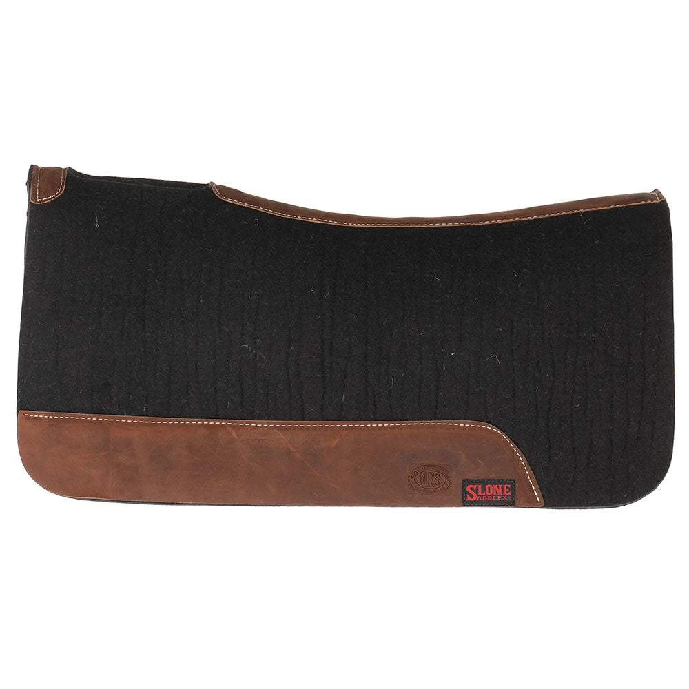 Tod Slone Black 3/4in. Medium Felt Top Saddle Pad 2 Tod Slone Black 3/4in. Medium Felt Top Saddle Pad - Image 2